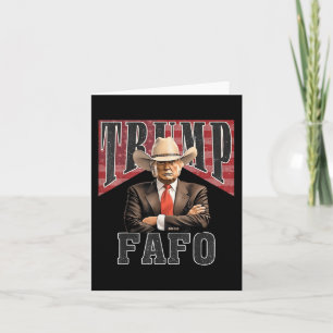 Tarjeta Gracioso Trump Fafo Por Alrededor Descubre La Band