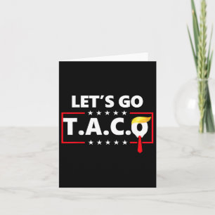 Tarjeta Gracioso vamos a Taco _3