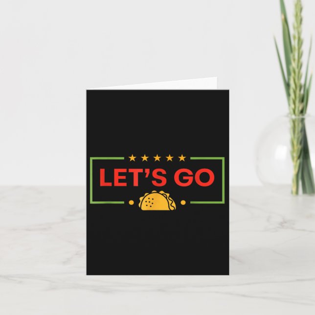 Tarjeta Gracioso vamos a Taco _9 (Anverso)