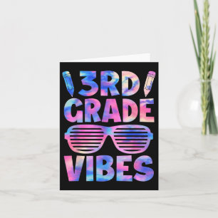 Tarjeta Gracioso Vibes de 3º Grado Vieron De Nuevo A La Es