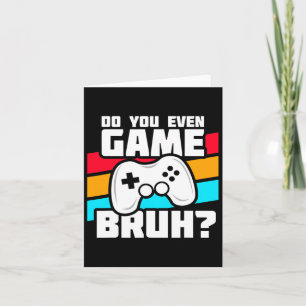 Tarjeta Gracioso Video Gamer - Pc Console Gaming - Videoju