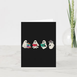 Tarjeta Graciosos libros de lectura fantasma adoran espelu