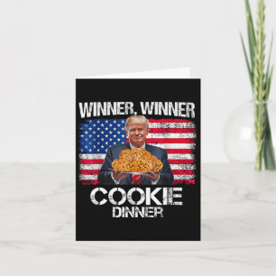 Tarjeta Graciosos Navidades de Trump diseñan cocina ganado
