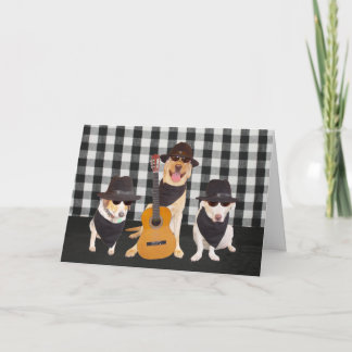 Tarjeta Graciosos perros Guay