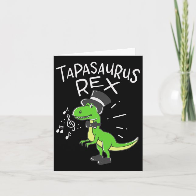 Tarjeta Graciosos Regalos De Baile De Tap Para Bailar Di (Anverso)
