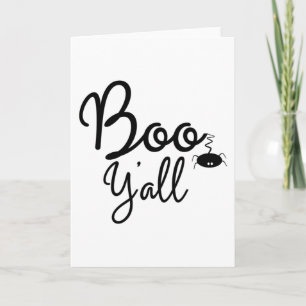 Tarjeta Graciosos regalos de Halloween - Boo Y'all