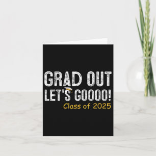 Tarjeta Grad Out Cl Of 2025 Senior Graduation Gifts Gradua