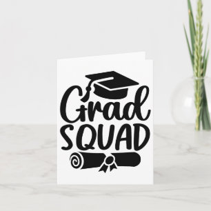 Tarjeta Grad Squad Cl De 2025 Graduación