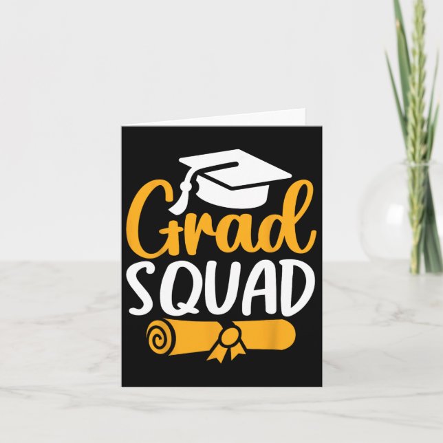 Tarjeta Grad Squad Cl De 2025 Graduación 1 (Anverso)