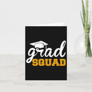 Tarjeta Grad Squad Funny Senior Cl De 2025 Graduation Fami