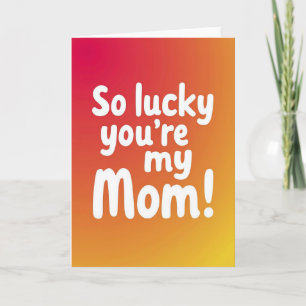 Tarjeta Gradiente del Día de las Madres Amorosas