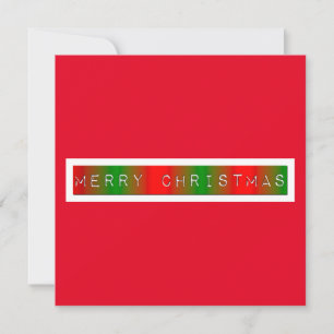 Tarjeta Gradiente navideño