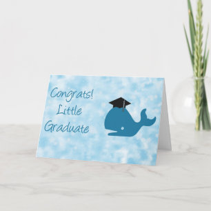 Tarjeta Grado de ballena azul