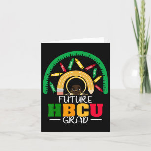 Tarjeta Grado de Hbcu para el futuro Graduación de Black B