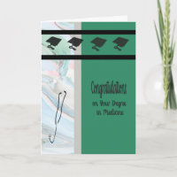 Grado en Medicina, Verde con cápsulas y estetiosco