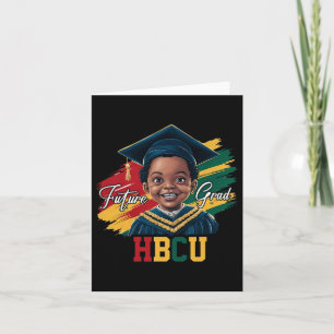 Tarjeta Grado futuro Hbcu Niños negros Graduación Hbcu 1