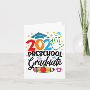 Tarjeta Grado preescolar 2025