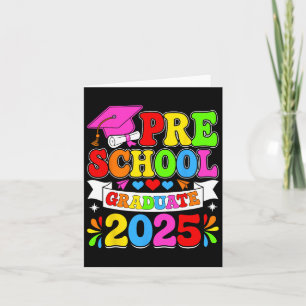 Tarjeta Grado preescolar 2025