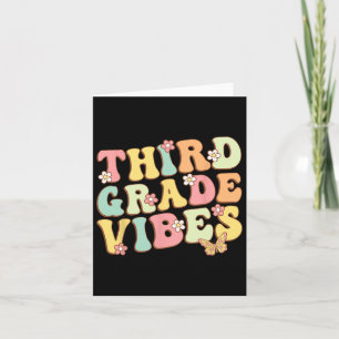 Tarjeta Grado Vibes Hello Equipo de tercer grado Profesor