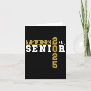 Tarjeta Graduación 2025 de Track Senior Night Track 14