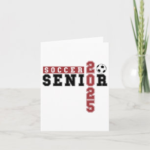 Tarjeta Graduación 2025 del Soccer Senior Night Soccer Sen