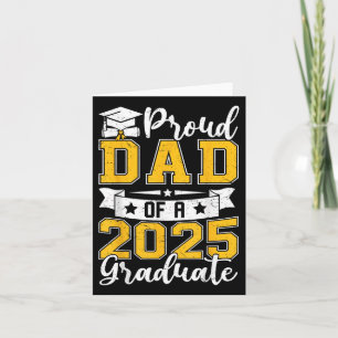 Tarjeta Graduación 2025 Orgulloso Padre De Un Graduado De
