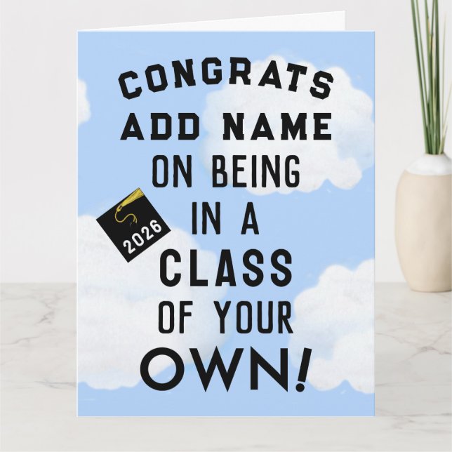 Tarjeta Graduación 2026 (Anverso)