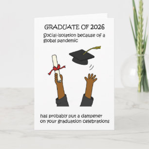 Tarjeta Graduación 2026 Felicitaciones Afroamericano