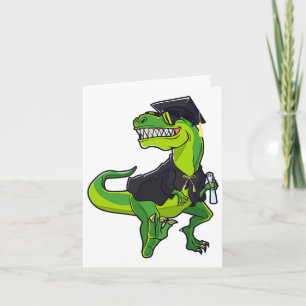 Tarjeta Graduación Cl De 2025 Graduado De Dinosaurio T-rex