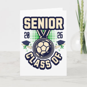 Tarjeta Graduación Cl Sr De 2026 2026 Escuela Fútbol Pl