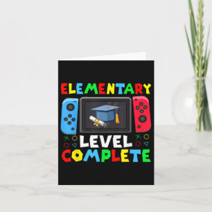 Tarjeta Graduación completa de nivel elemental Gamer Cl 20