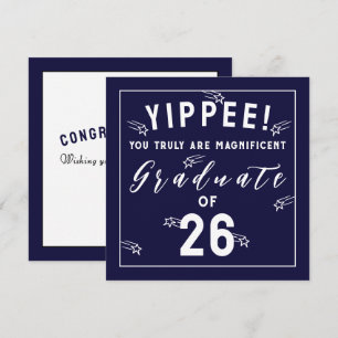 Tarjeta Graduación creativa 2025