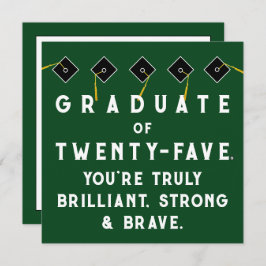 Tarjeta Graduación creativa de 2025