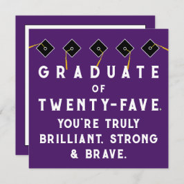 Tarjeta Graduación creativa de 2025