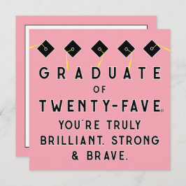 Tarjeta Graduación creativa de 2025