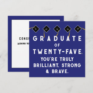 Tarjeta Graduación creativa de 2025