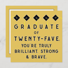 Tarjeta Graduación creativa de 2025