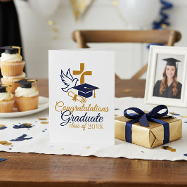 Tarjeta Graduación Cristiana Personalizada