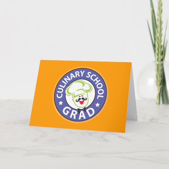 Tarjeta Graduación culinaria (Anverso)