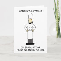 Graduación culinaria felicitaciones a hombre