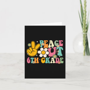 Tarjeta Graduación De 6º Grado El Último Día De La Escuela