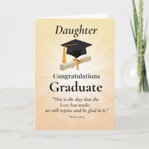 Tarjeta Graduación de ahijada religiosa Felicitaciones Cri