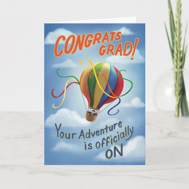 Tarjeta Graduación de Aventura (Anverso)