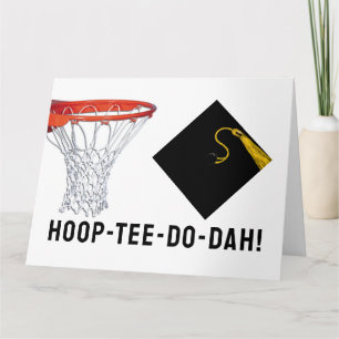 Tarjeta Graduación de Baloncesto