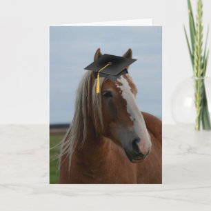 Tarjeta Graduación de caballo