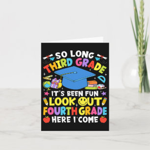Tarjeta Graduación De Cuarto Grado De Tercer Grado Aquí I
