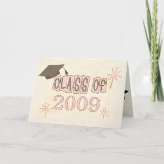Tarjeta Graduación de estilo retro de Chica de nombre pers