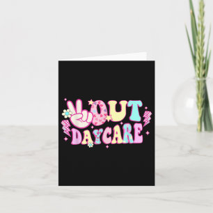 Tarjeta Graduación de estudiantes de guardería de Groovy P