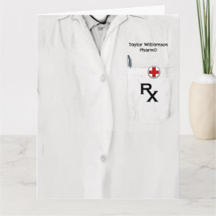 Tarjeta Graduación de farmacéutico de la facultad de farma