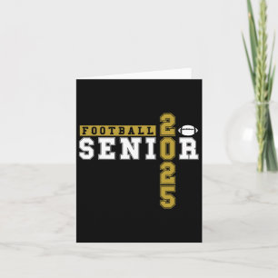 Tarjeta Graduación de Footll Senior Night Footll Senior 20